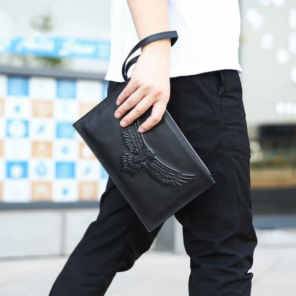 Pochette Homme Aigle Portefeuille Business Casual Homme Sac Haut