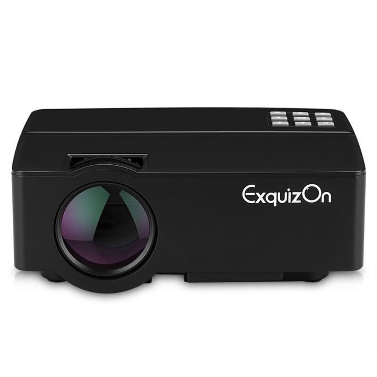 Exquizon E08 LCD Vidéoprojecteur Home Cinéma HDMI SD USB VGA Multi