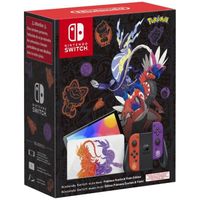 Console Nintendo Switch - Modèle OLED • Édition Limitée Pokémon Violet & Écarlate
