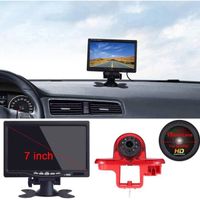 Lumiere de Frein de Voiture Camera de recul Aide au stationnement+7 LCD Moniteur Remplacement pour Opel Vivaro Surf Concept/L