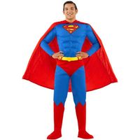 Déguisement Superman homme Man of Steel - Funidelia- 114495- Super héros, DC Comics, Ligue de justice d'Amérique- Carnaval Noel