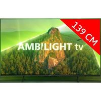 Téléviseur LED PHILIPS 55PUS8108/12 4K 55" - Smart TV - Ambilight TV - 3 HDMI + 2 USB