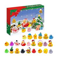 Calendrier De L'Avent Compte à Rebours De Noël En Forme De Canard En Caoutchouc, Calendrier De L