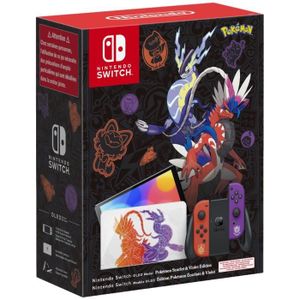 CONSOLE NINTENDO SWITCH Console Nintendo Switch - Modèle OLED • Édition Limitée Pokémon Violet & Écarlate