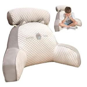Coussin de dos de lit, coussin de lecture en soie glacée, coussin de lecture pour s