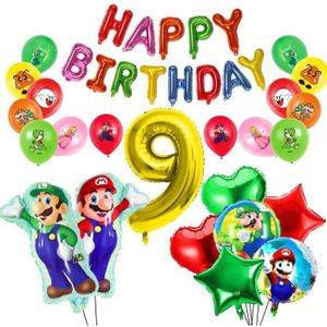 Kit anniversaire Super Mario Party 8 personnes Amscan : King Jouet,  Anniversaire Amscan - Fêtes, déco & mode enfants