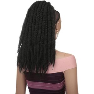 PERRUQUE - POSTICHE Extensions De Cheveux - 18 Pouces Afro Kinky Curly