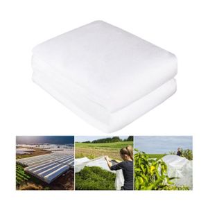 Voile D'hivernage Non-tissé 2x10 M, 30 G/m² - Protection Plantes Contre Gel, Vent, Froid, Réutilisable, Jardin Potager