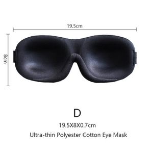 MASQUE VISAGE - PATCH Black Mini-Masque de sommeil en coton pour hommes 
