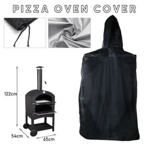 HOUSSE - BÂCHE 65x54x122cm Couvercle anti poussière pour four à Pizza, couverture étanche pour meubles de jardin, Patio exté