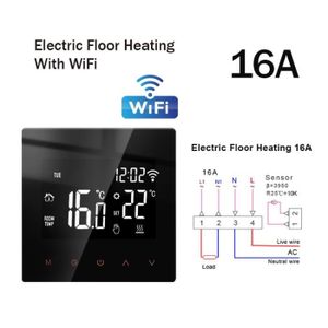 OBJET DÉCORATION MURALE WIFI-ME81E - Thermostat intelligent WiFi, chauffag