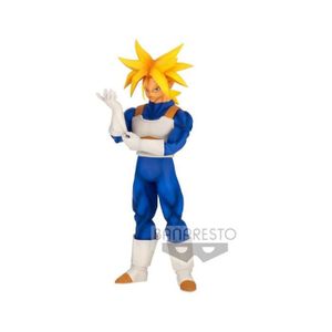 FIGURINE - PERSONNAGE Statuette - BANPRESTO - Dragon Ball - Solid Edge Works Super Saiyan Trunks - Blanc, Bleu, Jaune - 14 ans et plus