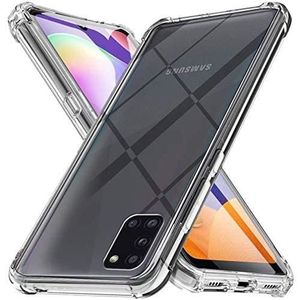 COQUE - BUMPER Coque de protection transparente anti-chocs en caoutchouc et silicone pour Samsung Galaxy A31 (SM-A315F) (6,4