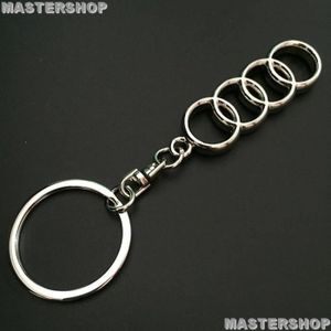 PORTE-CLÉS Mastershop® Porte clé Audi en métal