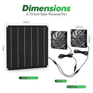 Chauffage Solaire Compact 18x22 Cm Pour Serre, Poulailler, Niche Ou Voiture - Technologie PET Monocristallin
