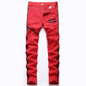 Veste jean homme rouge Cdiscount