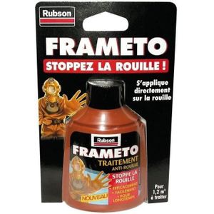 Rubson Frameto Stop-Rouille (bidon de 500 ml) – Traitement anti-rouille  pour intérieur et extérieur – Convertisseur de rouille à effet immédiat,  peut