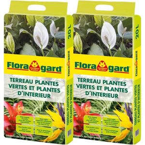 TERREAU - SABLE Floragard Terreau Plantes Vertes UAB - pour empoter et rempoter Les Plantes Vertes et Plantes d’intérieur en Pots jusqu'à 28 l 238
