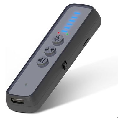 Détecteur Anti-Espion 3-en-1 : Caméra Cachée, Micro Et GPS – Alarme Son/Vibreur/LED, Recharge USB-C, Compact Comme Un Stylo
