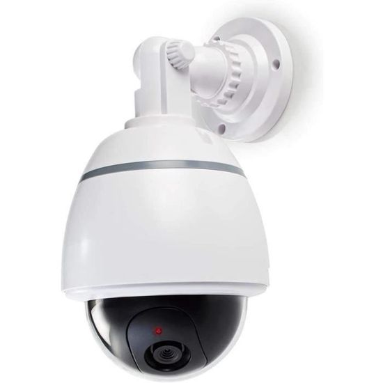 Caméra Factice LED Clignotante 720p – Fausse Caméra Surveillance Extérieure Intérieure Avec Détecteur De Mouvement