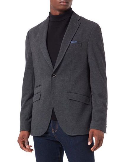 Blazer Homme Pierre Cardin - Veste Travail Élégante En Laine Et Polyester - Style Professionnel Confortable