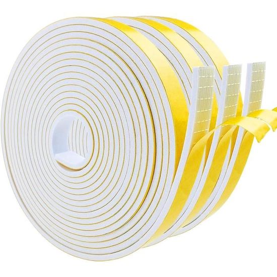 6 Joints Adhésifs Moussafoam Gris 30x15mm - Mousse Polyuréthane 6ml
