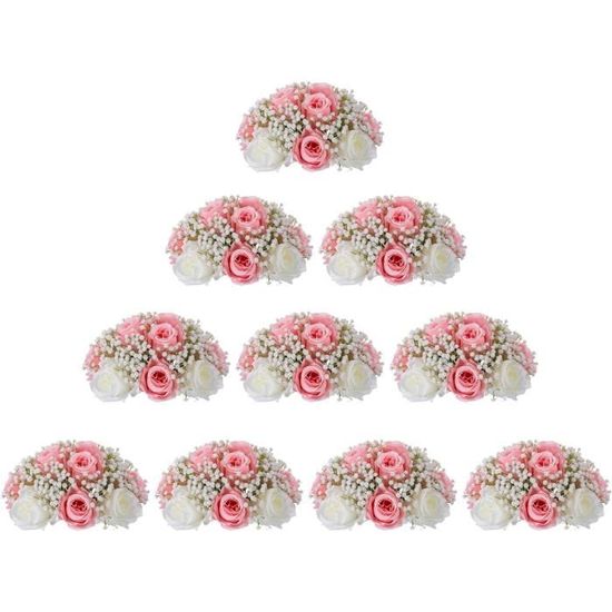 Bouquet Gypsophile Artificiel Marron Foncé - Décoration Intérieure Sans Entretien | Fausses Fleurs Réalistes | Pour Salon, Chambre, événements - 6