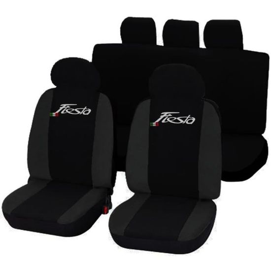 Housses De Siège Auto Pour Ford Fiesta (2010-2025) - Protection Complète, Respirables, Lavables - Coupe Airbag