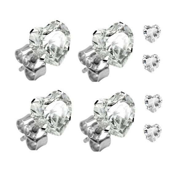 Boucles D'Oreilles Diamant Or Blanc 18 Carats - Orelle.net - Pendantes Avec Poussette Belge - Neuf Avec étiquettes
