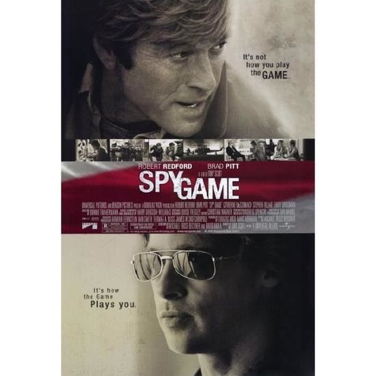 Affiche Film Spy Game Jeu D Espions Red 69 X 102 Cm Achat Vente Affiche Poster Cdiscount