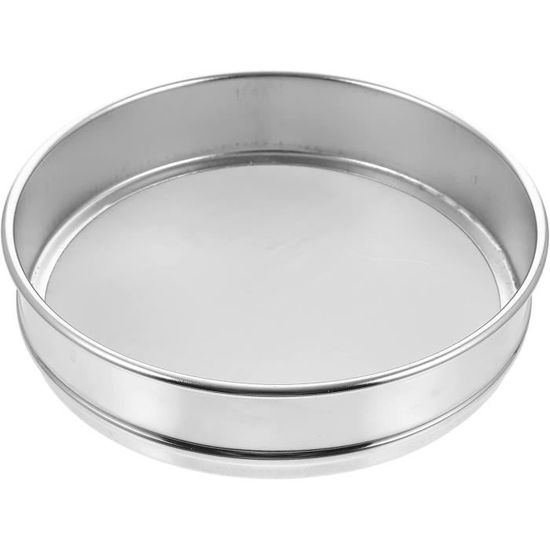 Tamis Jardin Acier Inoxydable 20 Cm - Tamis Sable Terre Bonsaï Rempotage 5 Mm Trous Outil Jardinage