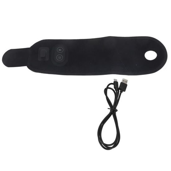 La couleur noire gants de thérapie magnétique, 2 pièces-paire, sans doigts, soulagement de la