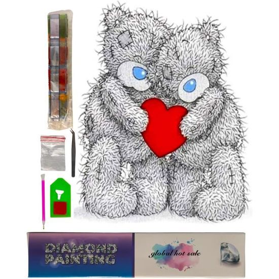 Kit Diamond Painting - Boîte à Goûter Ronde En Bois 19,8 X 5,7 Cm - Loisir Créatif Anti-stress - Avec Strass Et Outils - 6