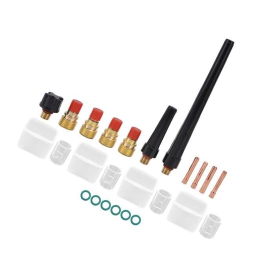 Cikonielf Kit d'accessoires pour torche de soudage Buse de Soudage en Verre, Kit d'accessoires Cikonielf Kit d'accessoires pour torche de soudage Buse de Soudage en Verre, Kit d'accessoires