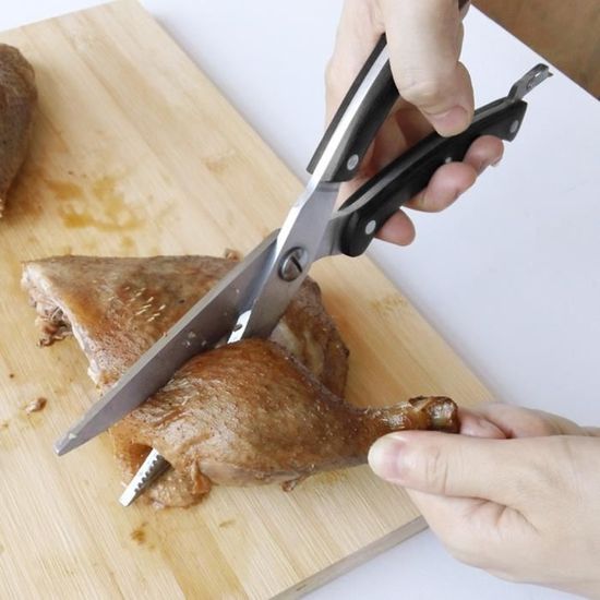Ciseaux à Volaille Robustes En Acier Inoxydable Pour Os, Poulet, Viande Et Poisson