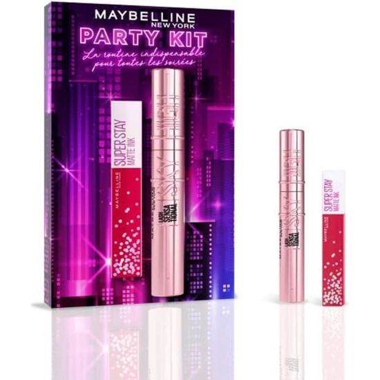 Maybelline Geschenkbox "Sky Is The Limit" – Mit Sky High Mascara & SuperStay Matte Ink Lippenstift Pioneer