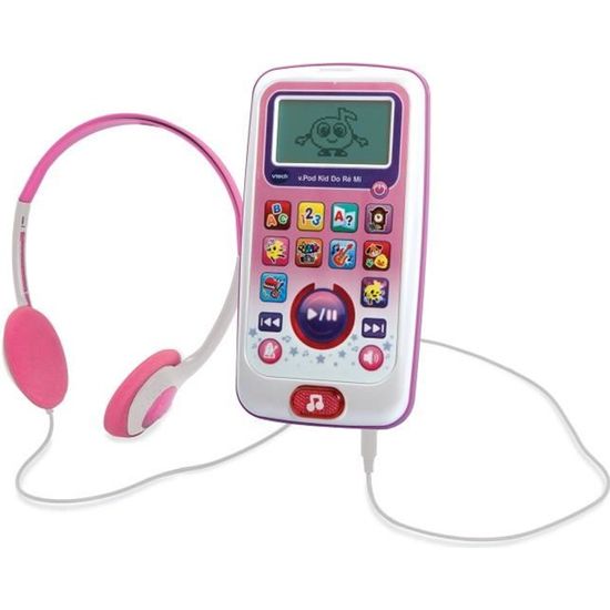 Baladeur musical ?�ducatif VTECH V.Pod Kid Do, R?�, Mi rose - Pour enfants de 3 ?� 6 ans 
