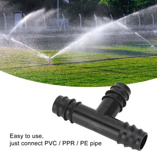 Raccord De Tuyau D'arrosage Avec Vanne D'arrêt - Prolongateur Valve Pour Irrigation Goutte à Goutte, ABS