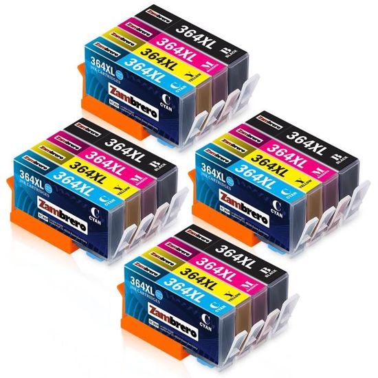 364XL - 8 Cartouches D'encre Compatibles 364XL Pour HP DeskJet 3070A