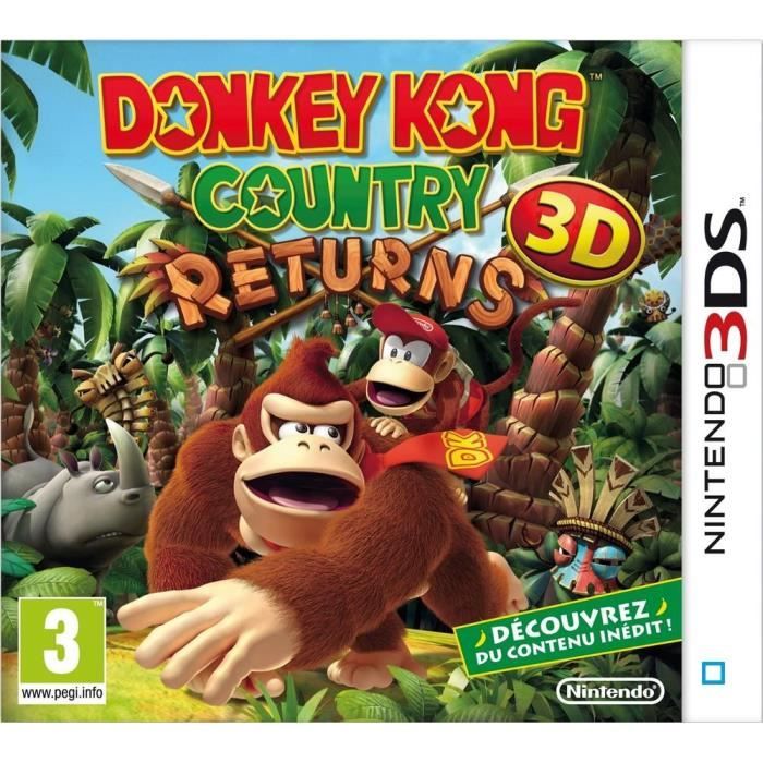 Donkey Kong Country Returns 3D Jeu 3DS