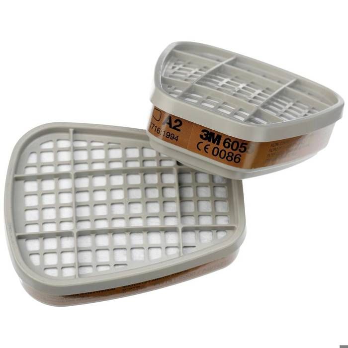 Filtre Combiné Respiratoire BR A2B2E2K2HgP3 – Protection Gaz Vapeurs Poussières Mercure, Certifié UE