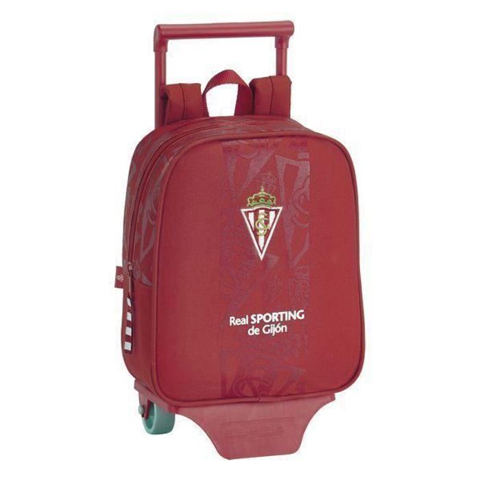 Cartable à roulettes 805 Real Sporting de Gijón Rouge -  -  - Real Sporting de Gijón