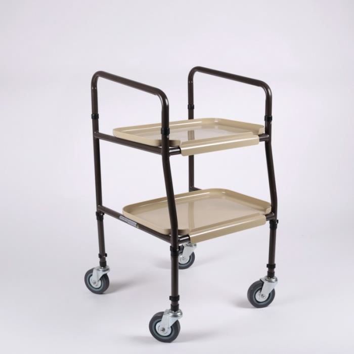 Desserte de table roulante      Chocolat      48 cm