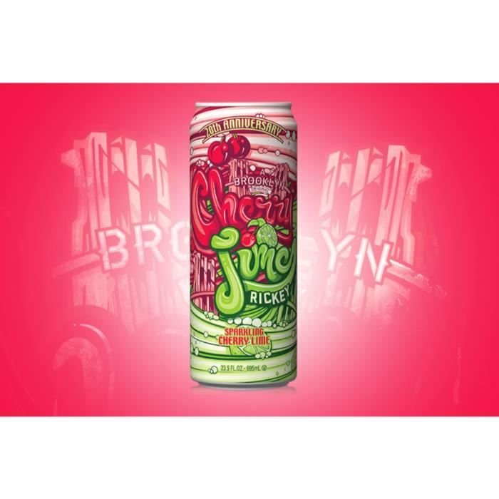 Arizona Sparkling Cherry Lime-( 680 Ml X 24 Boîtes )
