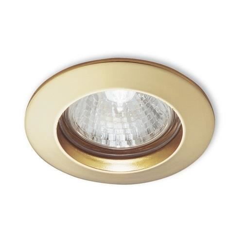 spot encastré rond fixe g5.3 aric fixo 12 doré