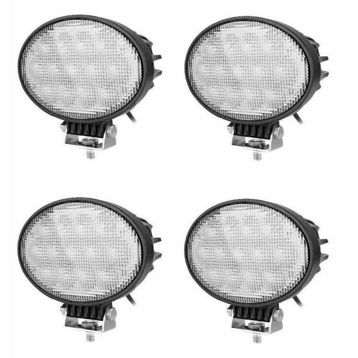 4x 65w 14cm Led Phare Lumineuse 12v 24v Projecteur De Travail Auto Bateau Camion