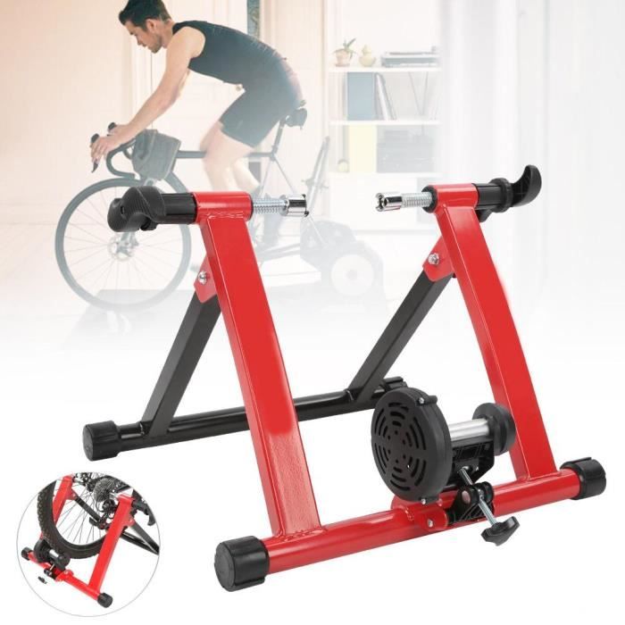 Rouleau de massage MT-01 26-28 pouces Formation à l'exercice en intérieur Entraîneur de vélo Contrôle sans fil Support de vélo Rouge