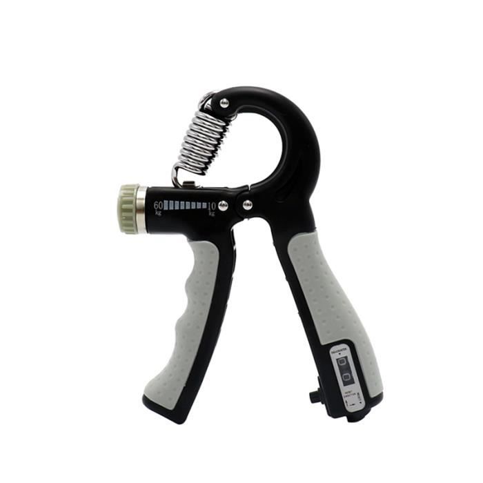 DAMILY® Pince Poignée Musculation Exerciseur de doigt Exercer la force des doigts 10-60 kg réglable