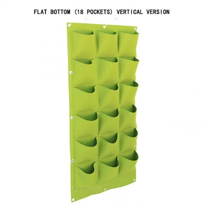 Version stand 18 poches () - Sacs De Plantation Suspendus Au Mur - Fournitures Maison, Sac Culture Bricolage Multi-Pochettes,
