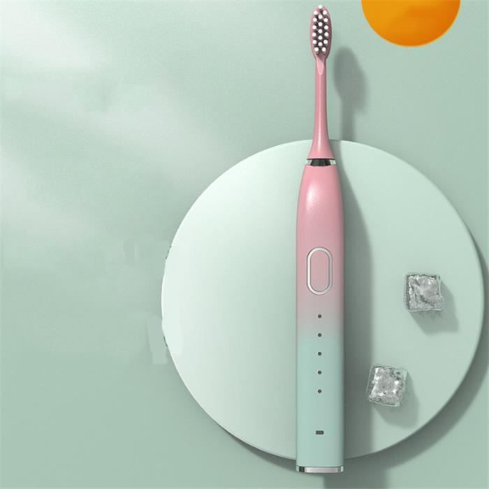 BROSSE A DENTS ELECTRIQUE Mixte - Brosse à dents électrique à lévitation magnétique intelligente avec 8 têtes de brosse - rose JX™